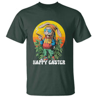 Happy 420 Easter T Shirt Funny Bunny Smoking Weed