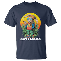 Happy 420 Easter T Shirt Funny Bunny Smoking Weed