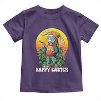 Happy 420 Easter Toddler T Shirt Funny Bunny Smoking Weed