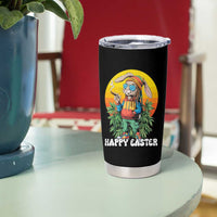 Happy 420 Easter Tumbler Cup Funny Bunny Smoking Weed