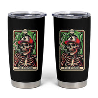 Skeleton 420 The Stoner Tumbler Cup Retro Tarot Card Weed Lover Cannabis Trippy Vibes