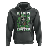 Happy 420 Easter Hoodie Funny Smoking Easter Bunny