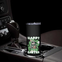 Happy 420 Easter Skinny Tumbler Funny Smoking Easter Bunny