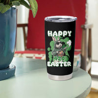 Happy 420 Easter Tumbler Cup Funny Smoking Easter Bunny