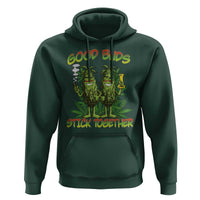 Funny Marijuana Hoodie Good Buds Stick Together Couples 420 Weed Cannabis
