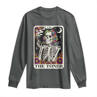 Skeleton 420 Cannabis Long Sleeve Shirt Tarot Card The Stoner Weed Lover