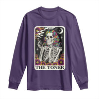 Skeleton 420 Cannabis Long Sleeve Shirt Tarot Card The Stoner Weed Lover