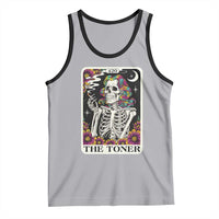 Skeleton 420 Cannabis Tank Top Tarot Card The Stoner Weed Lover