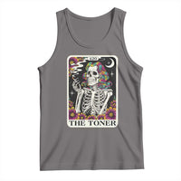 Skeleton 420 Cannabis Tank Top Tarot Card The Stoner Weed Lover