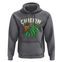 Chiefin Weed Smoking Hoodie Funny 420 Cannabis Pot THC Smoker