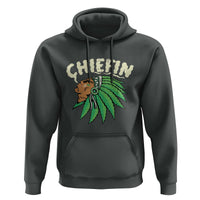 Chiefin Weed Smoking Hoodie Funny 420 Cannabis Pot THC Smoker