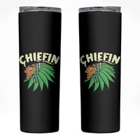 Chiefin Weed Smoking Skinny Tumbler Funny 420 Cannabis Pot THC Smoker