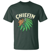 Chiefin Weed Smoking T Shirt Funny 420 Cannabis Pot THC Smoker