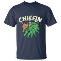 Chiefin Weed Smoking T Shirt Funny 420 Cannabis Pot THC Smoker