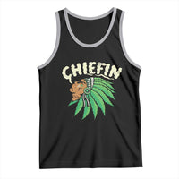 Chiefin Weed Smoking Tank Top Funny 420 Cannabis Pot THC Smoker