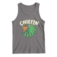 Chiefin Weed Smoking Tank Top Funny 420 Cannabis Pot THC Smoker