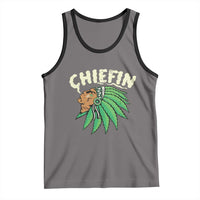 Chiefin Weed Smoking Tank Top Funny 420 Cannabis Pot THC Smoker