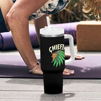 Chiefin Weed Smoking Tumbler With Handle Funny 420 Cannabis Pot THC Smoker