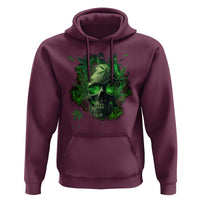 Marijuana Skull Hoodie Smoke Weed Cannabis 420 Pot Leaf