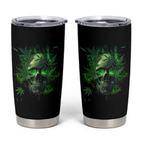 Marijuana Skull Tumbler Cup Smoke Weed Cannabis 420 Pot Leaf