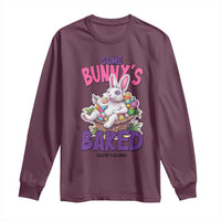Happy 420 Easter Long Sleeve Shirt Bunny Funny Weed Smoking Rabbit Cannabis 4/20 Day