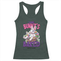 Happy 420 Easter Racerback Tank Top Bunny Funny Weed Smoking Rabbit Cannabis 4/20 Day