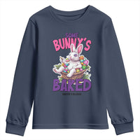 Happy 420 Easter Youth Sweatshirt Bunny Funny Weed Smoking Rabbit Cannabis 4/20 Day