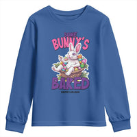 Happy 420 Easter Youth Sweatshirt Bunny Funny Weed Smoking Rabbit Cannabis 4/20 Day