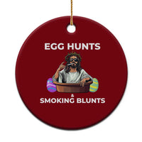 Happy 420 Easter Ceramic Ornament Blunt Stoner - Wonder Print Shop