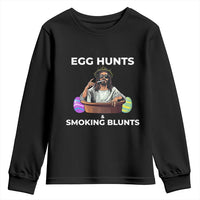 Happy 420 Easter Youth Sweatshirt Blunt Stoner