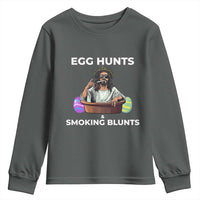 Happy 420 Easter Youth Sweatshirt Blunt Stoner