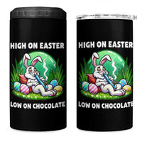 Happy 420 Easter 4 in 1 Can Cooler Tumbler Funny Bunny Marijuana Cannabis Weed