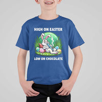 Happy 420 Easter T Shirt For Kid Funny Bunny Marijuana Cannabis Weed