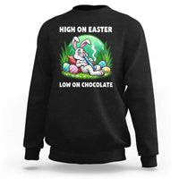 Happy 420 Easter Sweatshirt Funny Bunny Marijuana Cannabis Weed