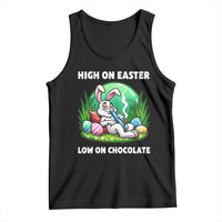 Happy 420 Easter Tank Top Funny Bunny Marijuana Cannabis Weed