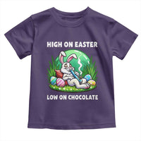 Happy 420 Easter Toddler T Shirt Funny Bunny Marijuana Cannabis Weed