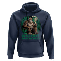 Funny Sasquatch Marijuana Hoodie Bigfoot Stole My Weed Vintage 420