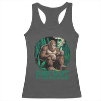 Funny Sasquatch Marijuana Racerback Tank Top Bigfoot Stole My Weed Vintage 420