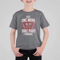 Funny Biker T Shirt For Kid One More Bike Part Motorcycle Mechanic