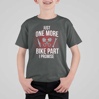 Funny Biker T Shirt For Kid One More Bike Part Motorcycle Mechanic