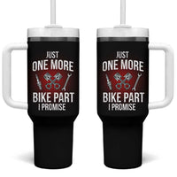 Funny Biker Tumbler With Handle One More Bike Part Motorcycle Mechanic