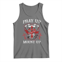 Christian Biker Tank Top Pray Up Before You Mount Up Faith