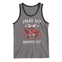 Christian Biker Tank Top Pray Up Before You Mount Up Faith