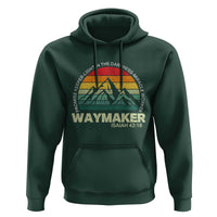 Christian Faith Hoodie Waymaker Promise Keeper Miracle Worker Retro Vintage TS02