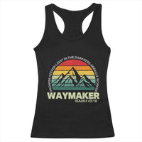 Christian Faith Racerback Tank Top Waymaker Promise Keeper Miracle Worker Retro Vintage TS02