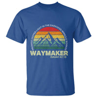 Christian Faith T Shirt Waymaker Promise Keeper Miracle Worker Retro Vintage TS02