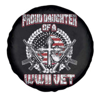Proud Daughter Of A WWII Vet Spare Tire Cover World War 2 Veteran WW2
