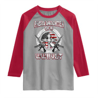 Proud Daughter Of A WWII Vet Raglan Shirt World War 2 Veteran WW2