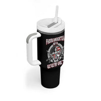 Proud Daughter Of A WWII Vet Tumbler With Handle World War 2 Veteran WW2