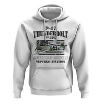 P-47 Thunderbolt WWII Airplane Hoodie American Muscle Vintage